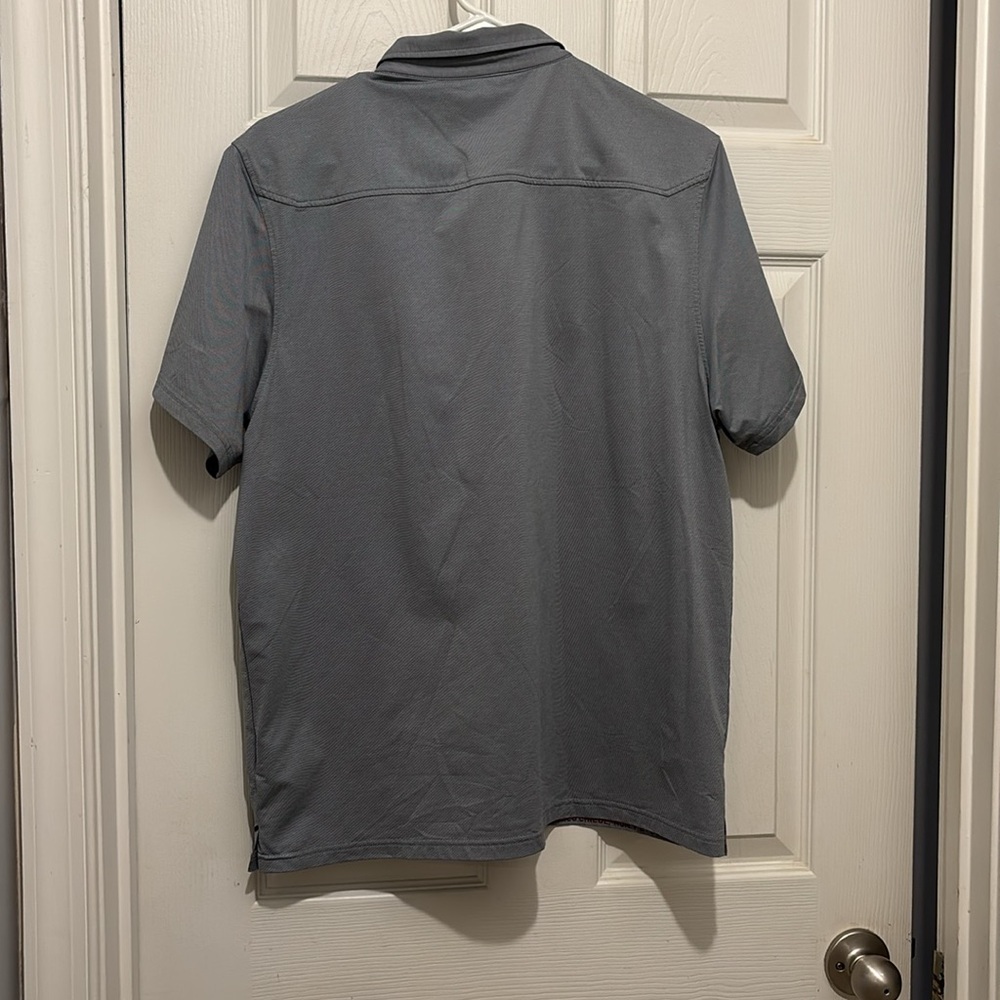 Rhone Blue Casual Button Down Shirt - Picture 6 of 6